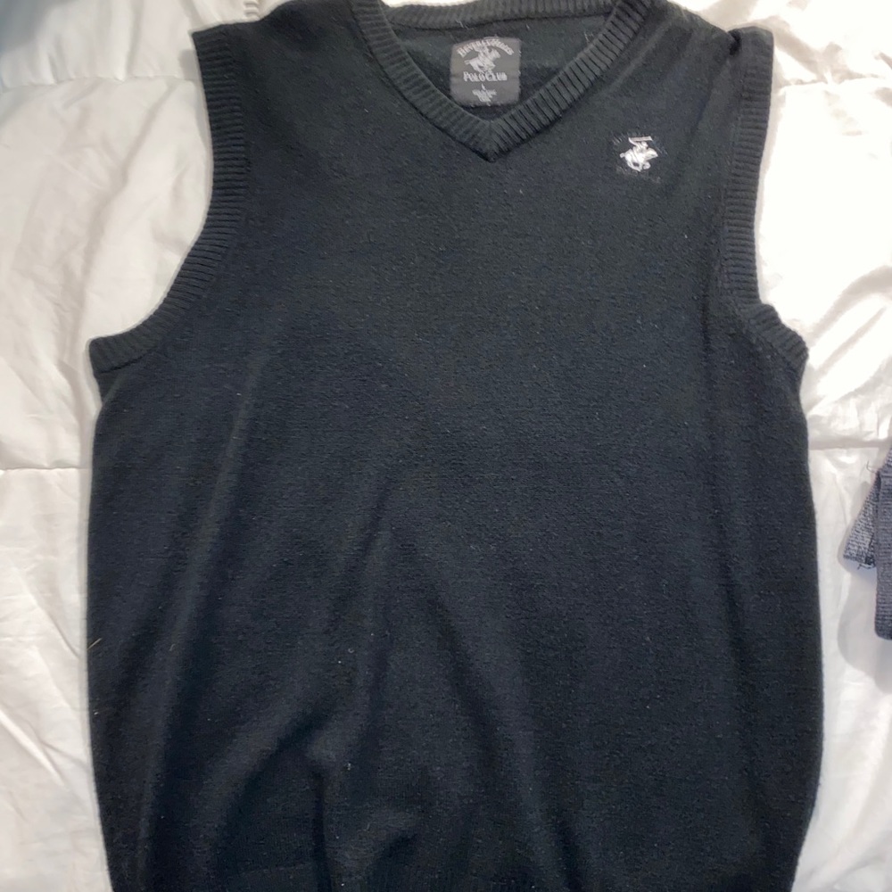 Men's polo sweater vest